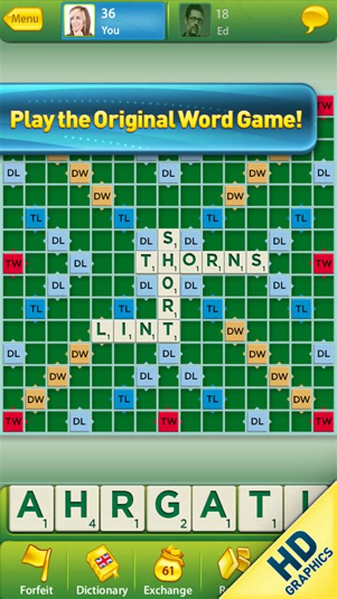 Scrabble for iPhone .